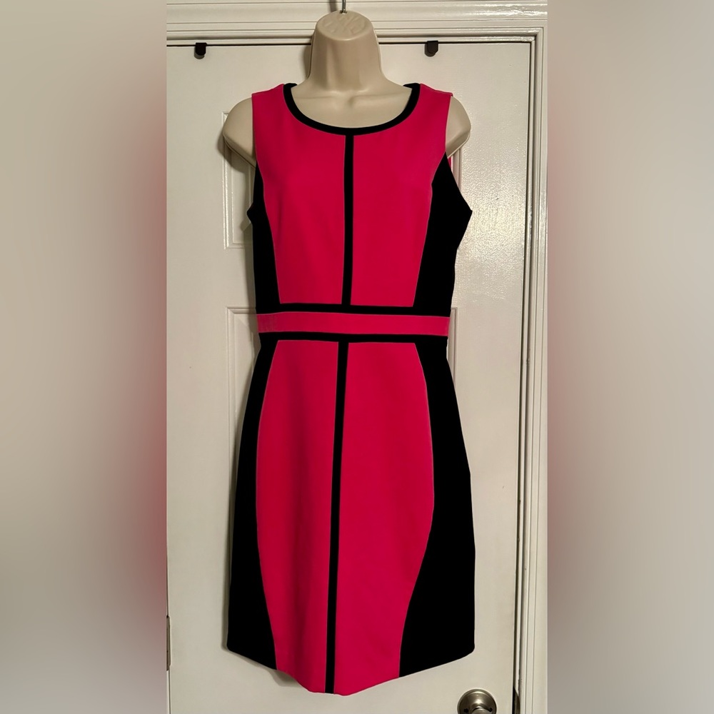 New York & Company Pink and Black dress